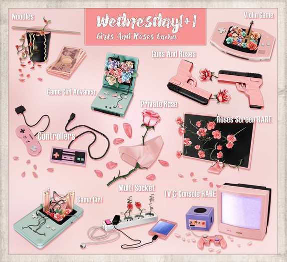Wednesday[+] ~ Girls And Roses ~  Guns And Roses  - COMMON