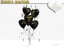BMC475 - HAPPY REZ DAY - FLOOR BALLOONS.