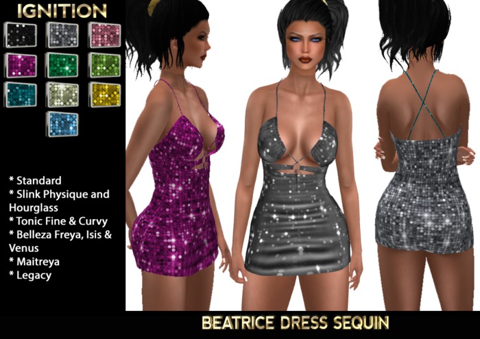 Ignition Beatrice Dress Sequin