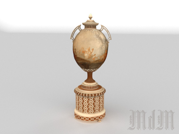 Salon de Compagnie - Ostrich egg Vase