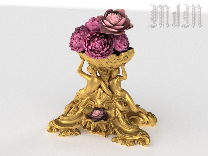 Salon de Compagnie - Sevres Flower Vase (Gilded)