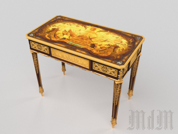 Salon de Compagnie - Riesener table