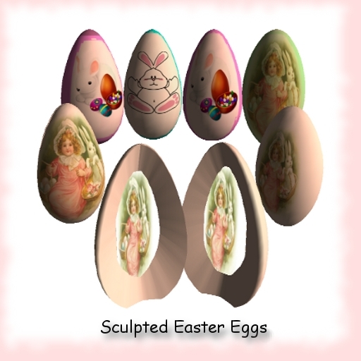 Sculpted Easter Eggs Decoration