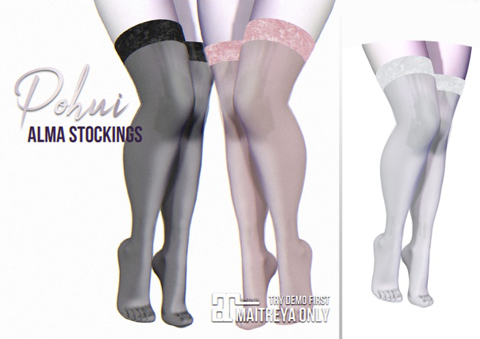#POHUI - Alma Stockings #ICE (add to unpack)