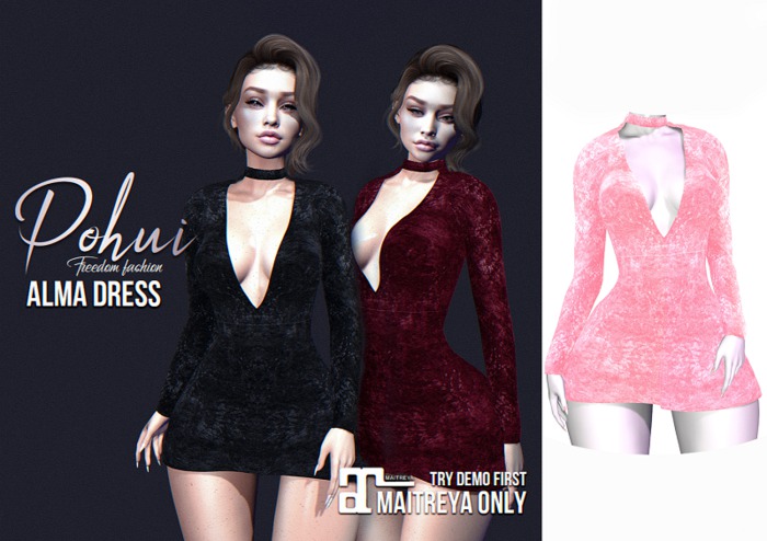 #POHUI - Alma Dress #PINK (add to unpack)