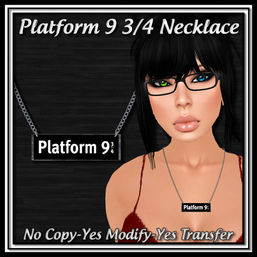 *ICED* Platform 9 3/4 Necklace 