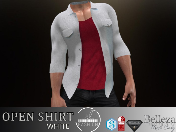 Open Shirt White