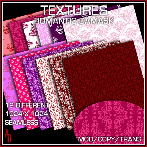 Textures - Romantic Damask