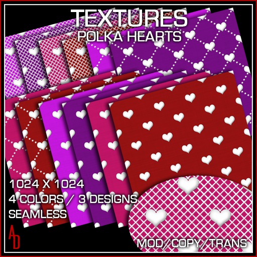 Textures - Polka Hearts