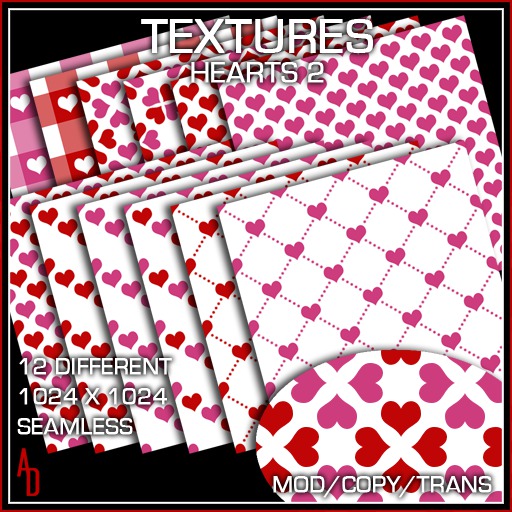 *AD* Textures - Hearts 2