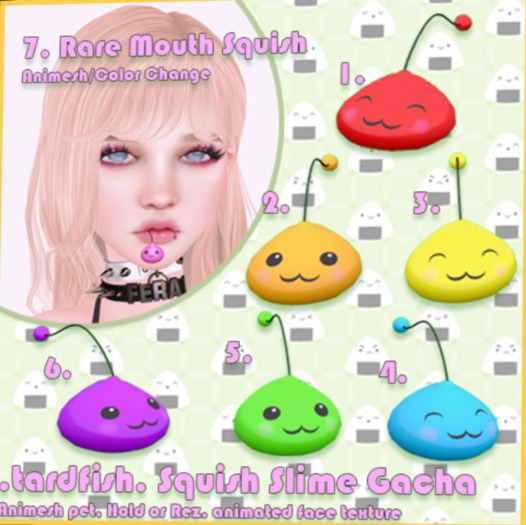 .Tardfish. 7. Squish Slime Rare