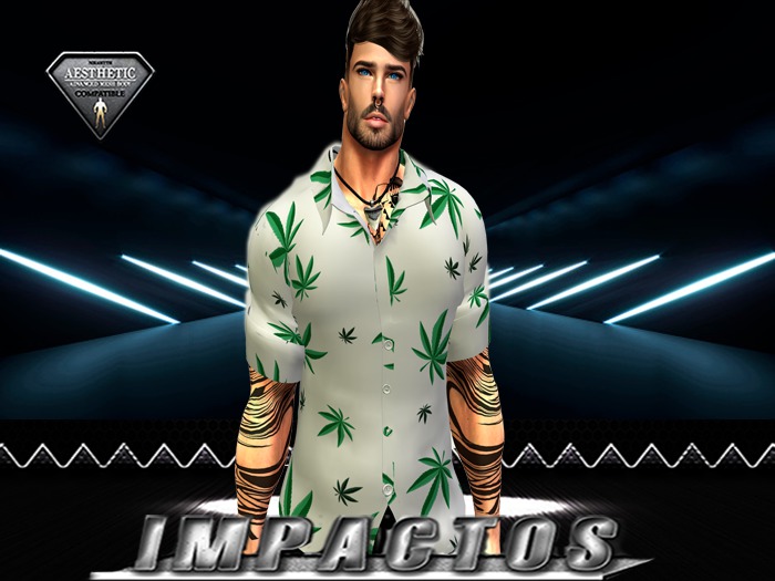 IMPACT- Rafael whit grenn T-Shirt For Aestheric