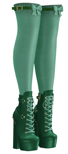 Limited Addiction - Ashley Socks/Boots - Mints