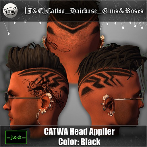 [J&E]Catwa_Hairbase_Guns And Roses