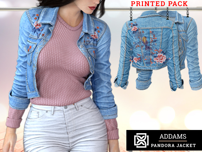Addams - Pandora - Denim Jacket with Sweater #SPECIAL PACK