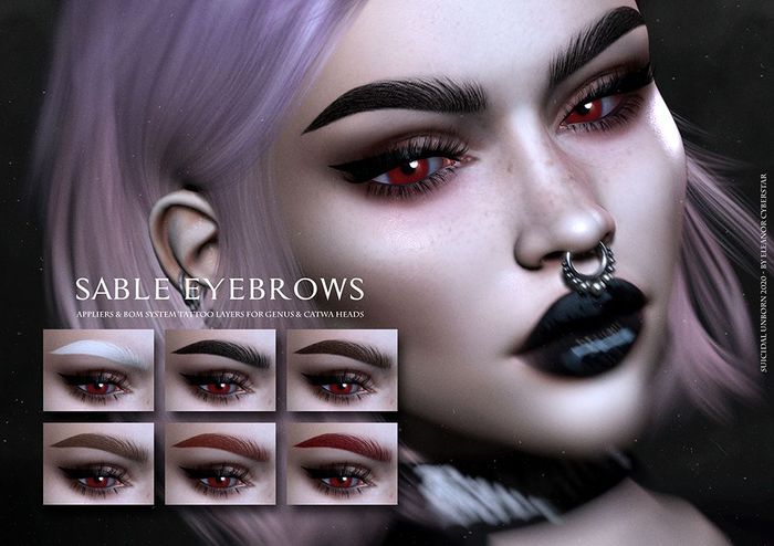 -SU!- Sable Eyebrows -Catwa- (Wear To Unpack)