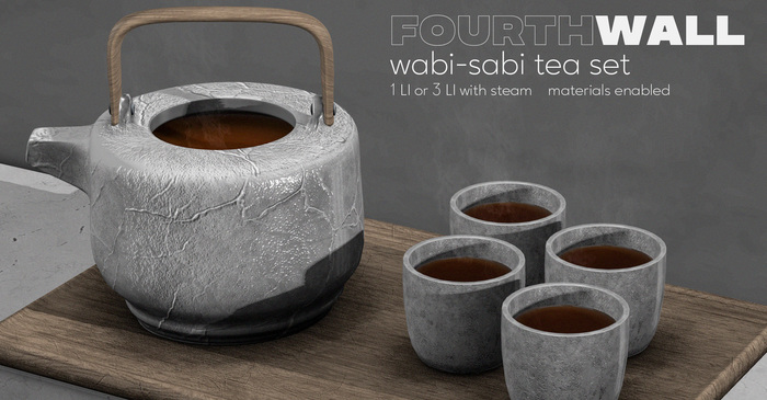 [FOURTH WALL] Wabi-Sabi Tea Set [Add Me]