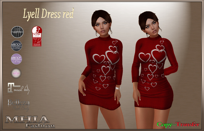 [MHIA] Lyell Dress red