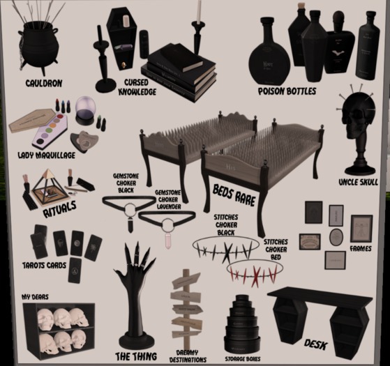 Wednesday[+] ~ Cursed Lady ~ Beds RARE