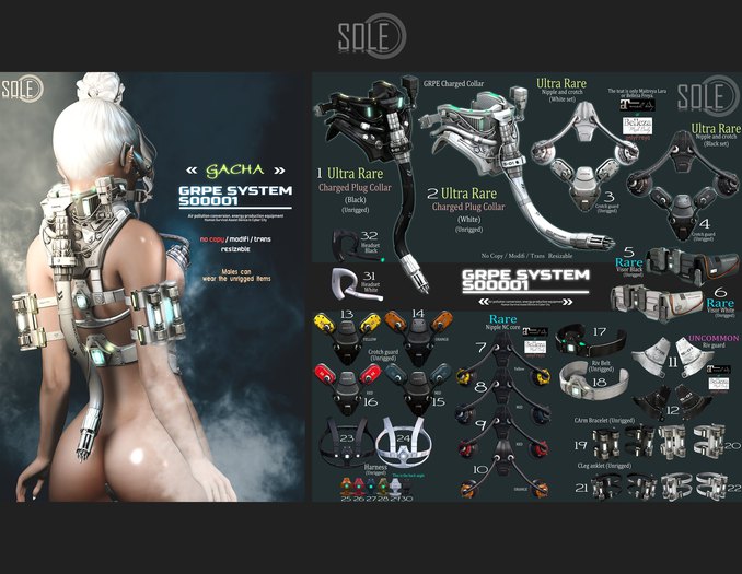 UNCOMMON 11 :::SOLE::: GRPE - Riv guard (Wt) Lara