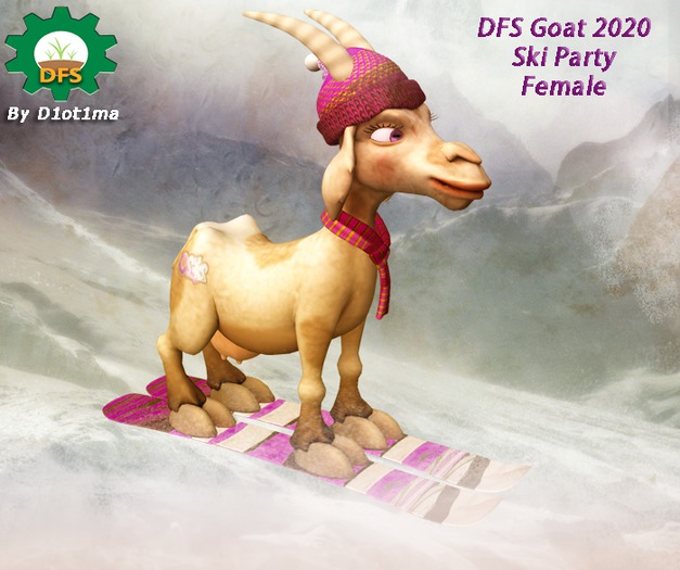 DFS Goat 2020 Ski Party - Female RARE