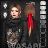 Wasabi // Farah Mesh Hair - B&W