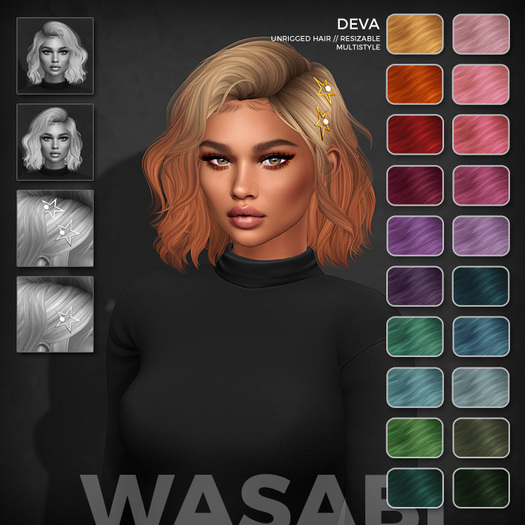 Wasabi // Deva Mesh Hair - Fireworks
