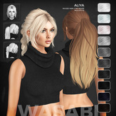 Wasabi // Aliya Mesh Hair - B&W