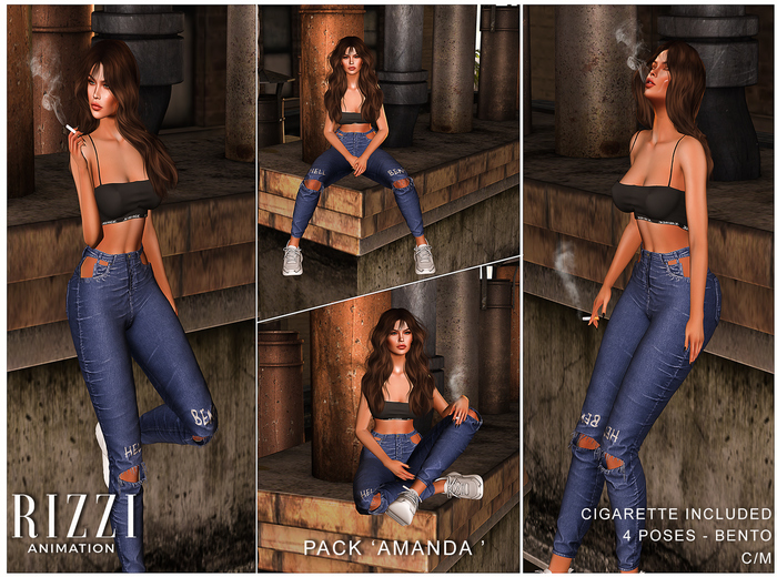 RIZZI Animation - Bento Static Pose - Pack 'Amanda'