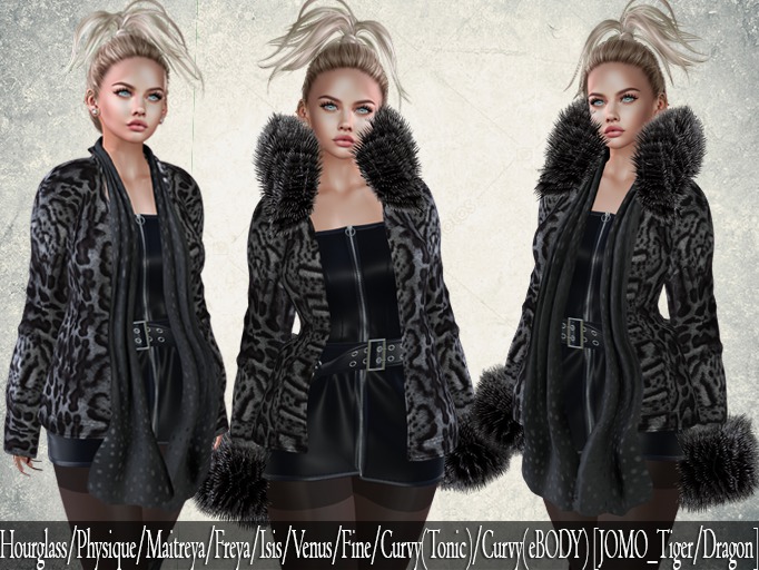 SALEInStyle-Jacket v4  (Hourglass/Physique/Maitreya/Freya/Isis/Venus/Fine/Curvy(Tonic)/Curvy(eBODY) [JOMO_Tiger/Dragon])