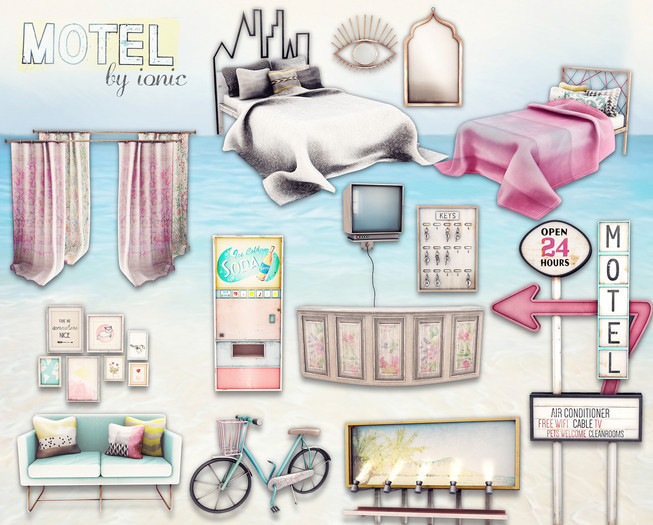 *ionic* Double Motel Bed