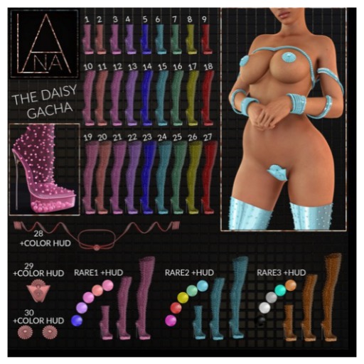 Second Life Marketplace - #LANA // The Daisy #23 Second Life Marketplace - #LANA // The Daisy #23