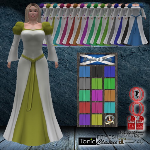 Shy Swan Princess Dress Texture Change HUD MP Box