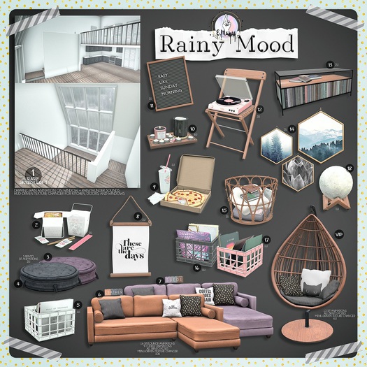 e.marie // Rainy Mood Gacha - Loft RARE