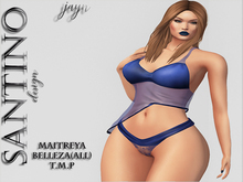 ADD ME !!!Santino Design-Transparent Top& Pantie-Darkblue