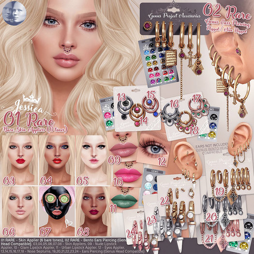 06 GENUS Skin Applier /JESSICA - PEACH/ MakeUp 3