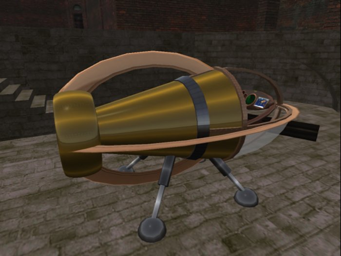 Merlin Marine Steampunk Flying Mini-sub