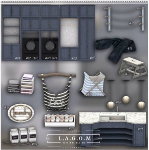 LAGOM - Luna Laundry [Cieling lights] #12