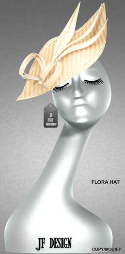 JF Design - Flora Hat - Beige
