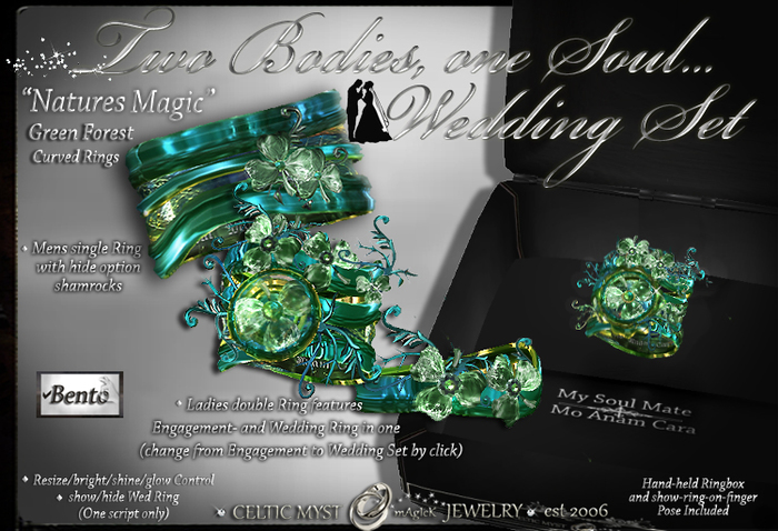 Two Magic Wedding Rings Second Life Marketplace - •:*´ `*:• Two Bodies, One Soul...