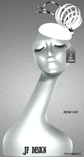 JF Design - Rene Hat - White