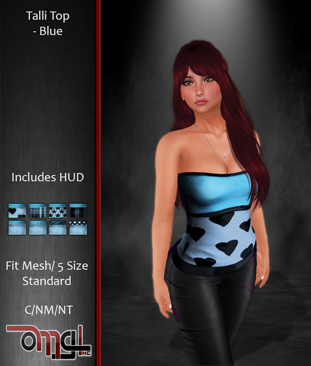 OMG! Inc. - Talli Top - Blue  (Add Me)