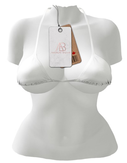 [AB] Triangle Top White