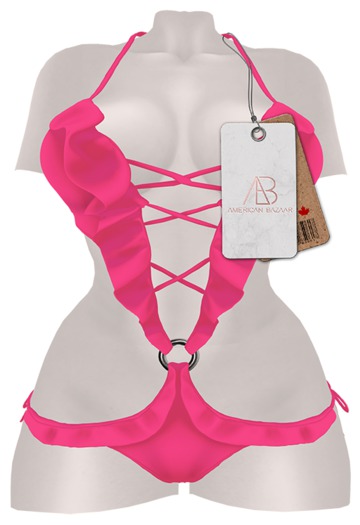 [AB] Princessy Swimsuit Fushia