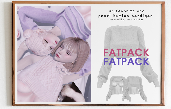 ::{u.f.o}::huggable crop knit - fatpack<WEAR>