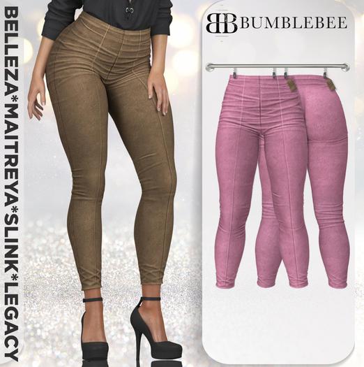 Bumblebee - Gretel Suede Pants - Azalea