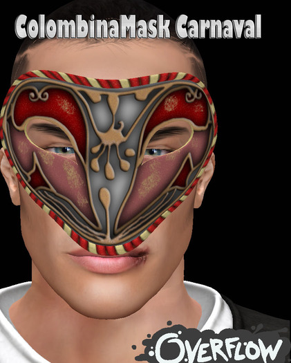 !O.F!Colombina Mask Carnaval
