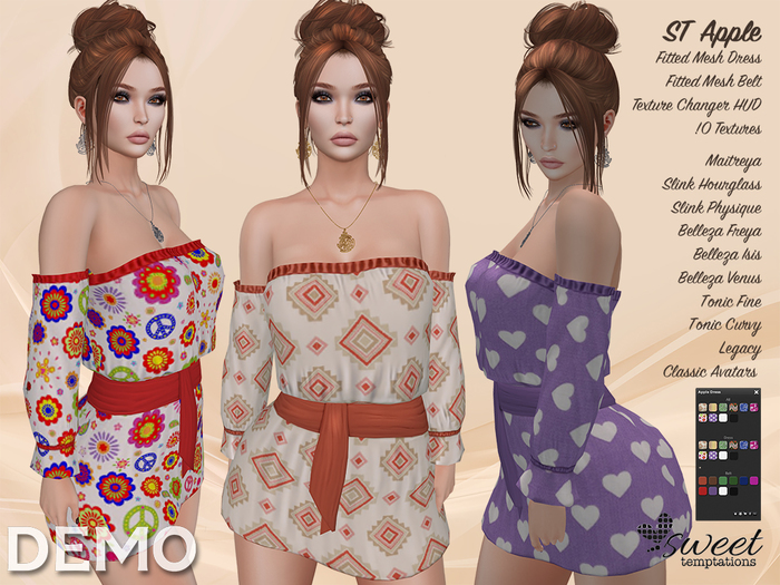 Sweet Temptations :: Apple Dress Demo