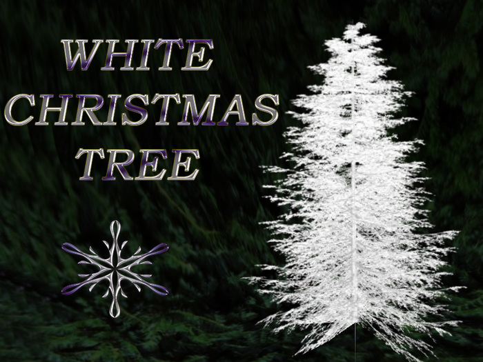 WINTER TREE CHRISTMAS WHITE 002/V COPY