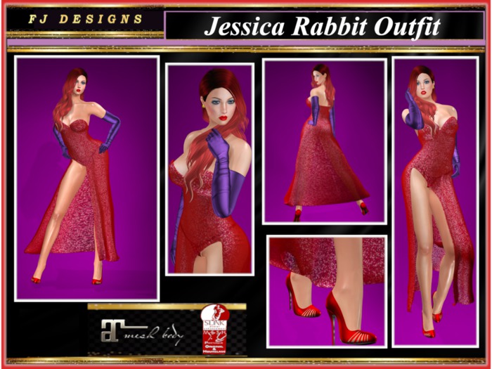 FJD - Jessica Rabbit Outfit